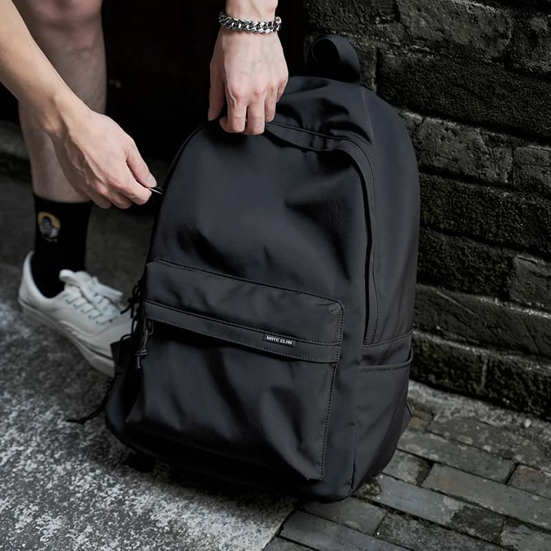 MOYYI Zaini scolastici da uomo casual leggeri Borsa per laptop da 14 pollici Zaino da viaggio sportivo Zaini per studenti universitari per adolescenti