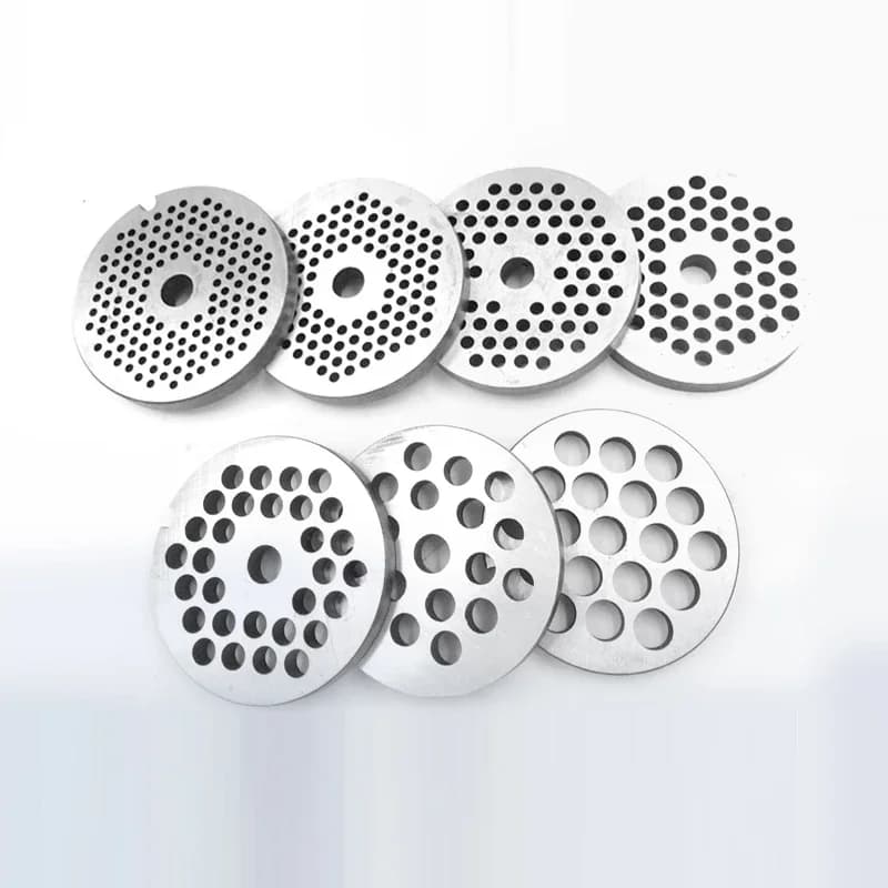 12 # Tipo coltello in acciaio al manganese con piastra per tritacarne da 3-18 mm per tritatutto per alimenti mixer