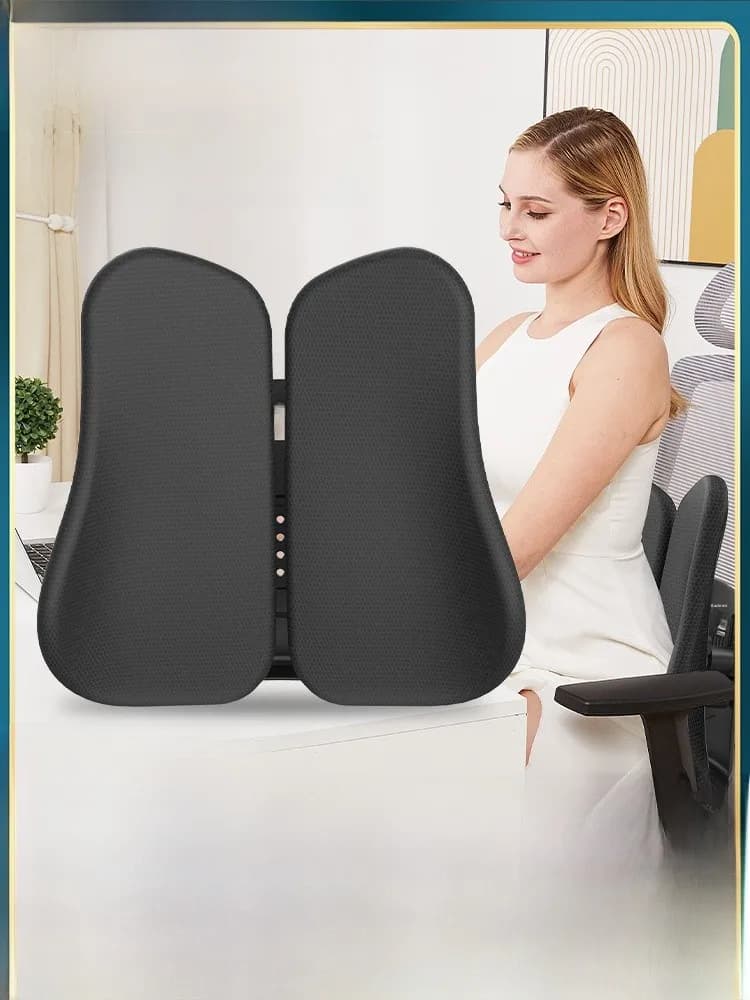 Cuscino Ergonomico per Sedia da Ufficio con Supporto Lombare per Lunghe Sessioni di Seduta e Uso in Auto