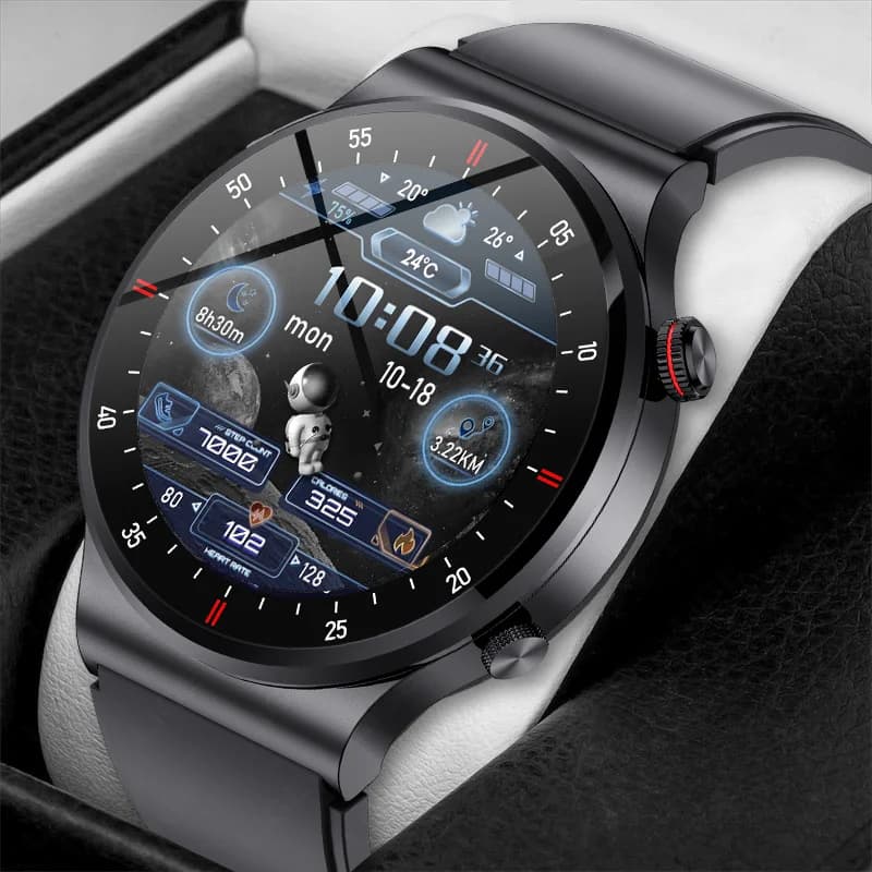 LIGE 2026 Smartwatch in Offer with ECG, Sports Tracker, Cardiaca Frequency Monitoring and Blood Pressure, Bluetooth, Weather, NFC for Men
