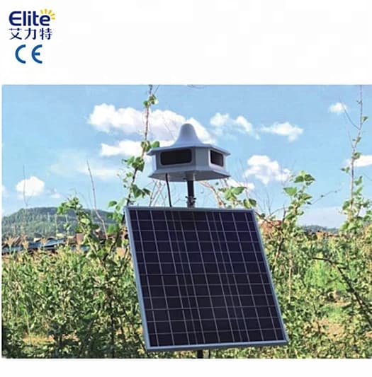 Dissuasore per Uccelli Wireless a Energia Solare con Batteria e Altoparlante Aggiuntivo