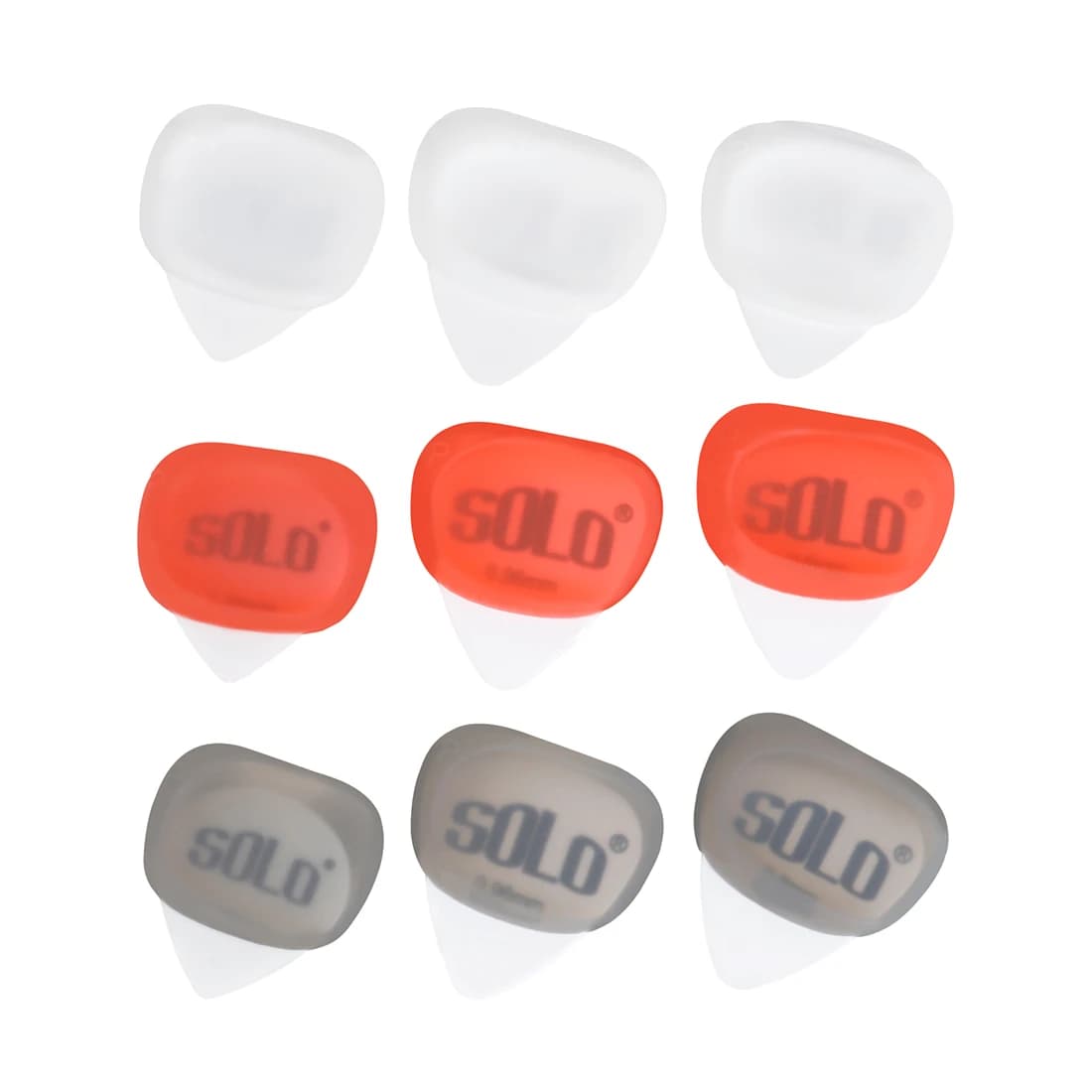 Plettri per chitarra 3 pezzi Impugnature Correttore posturale per chitarra professionale antiscivolo con fissatore per dita con manica in silicone per chitarra ukulele