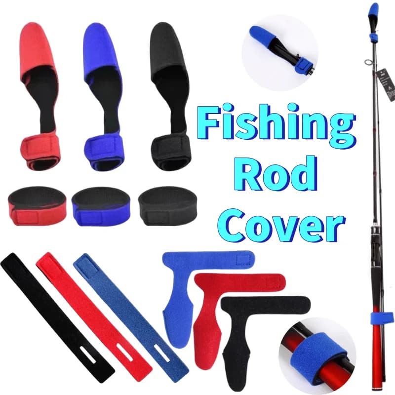 Copertura per canna da pesca Copertura per testa per canna da pesca Copertura per staffa per canna da pesca Protezione portatile Punta per canna da pesca Accessorio da pesca rotante
