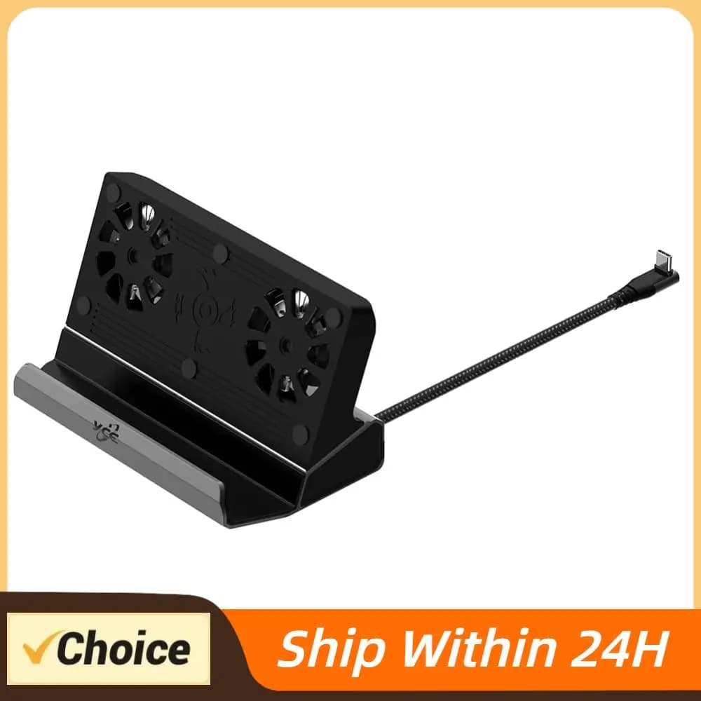 Docking Station per Console 4K 60Hz, Base TV HDMI, Ethernet Gigabit 1000Mbps, USB Type-C 3.0 2.0 per ROG Ally Game