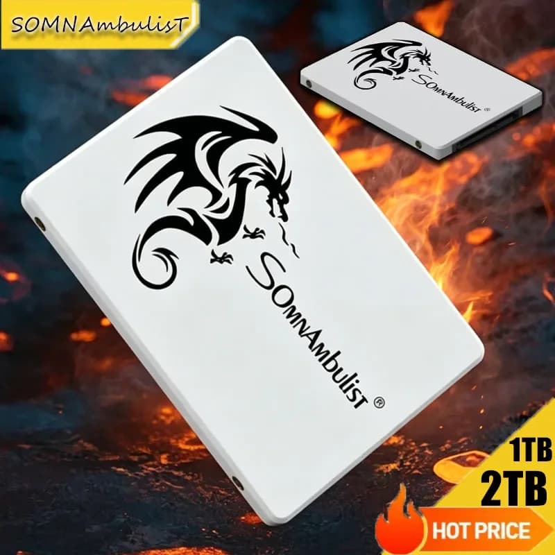 SomnAmbulist SATA3 2.5" SSD 64GB 128GB 256GB 512GB 1TB 2TB Internal Solid State Drive for Desktop Laptop