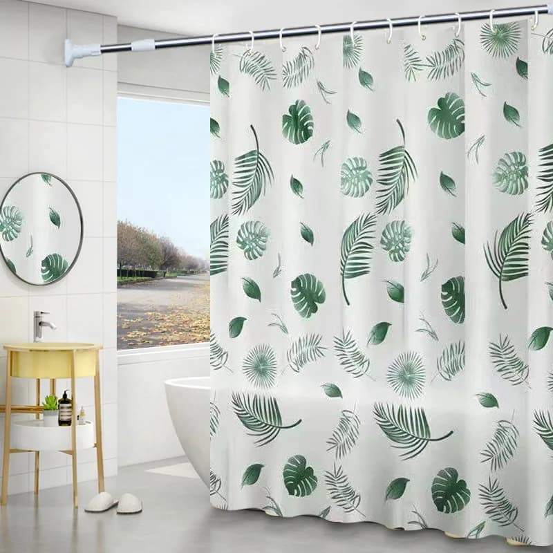Tenda da doccia impermeabile, antimuffa, ombreggiatura, senza gancio, separazione asciutta e bagnata per il bagno, tenda ombreggiante per il bagno
