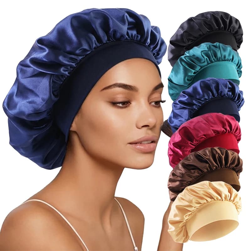Set di 6 Cappelli da Notte per Donne - Morbidi e Traspiranti, Multiuso, Comodi per Uso Quotidiano