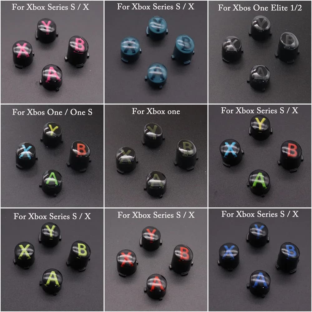 1Set Per Xbox Serie SX Controller Sostituzione ABXY Kit Pulsante Per Xbos One One S Elite Series1/2 Gamepad Pulsante Accessori