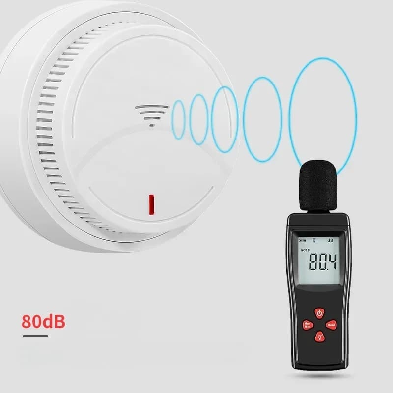 Allarme antincendio e rilevatore di fumo per la sicurezza domestica e la protezione antincendio, sistema combinato per vigili del fuoco in casa