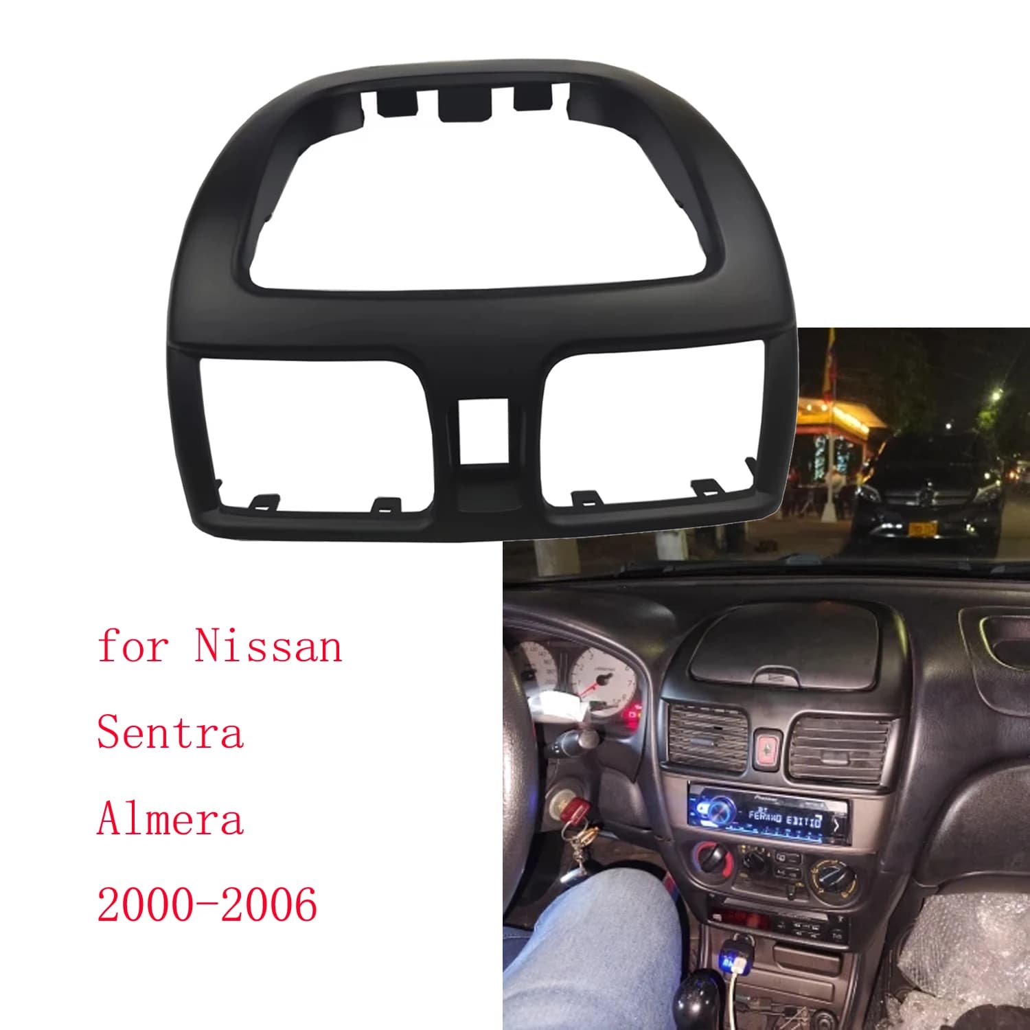 Pannello di uscita della presa d'aria HAOCHEN per Nissan Sentra Sunny per Nissan Sentra Sunny 2000-2006 scatola di immagazzinaggio della presa dell'aria condizionata