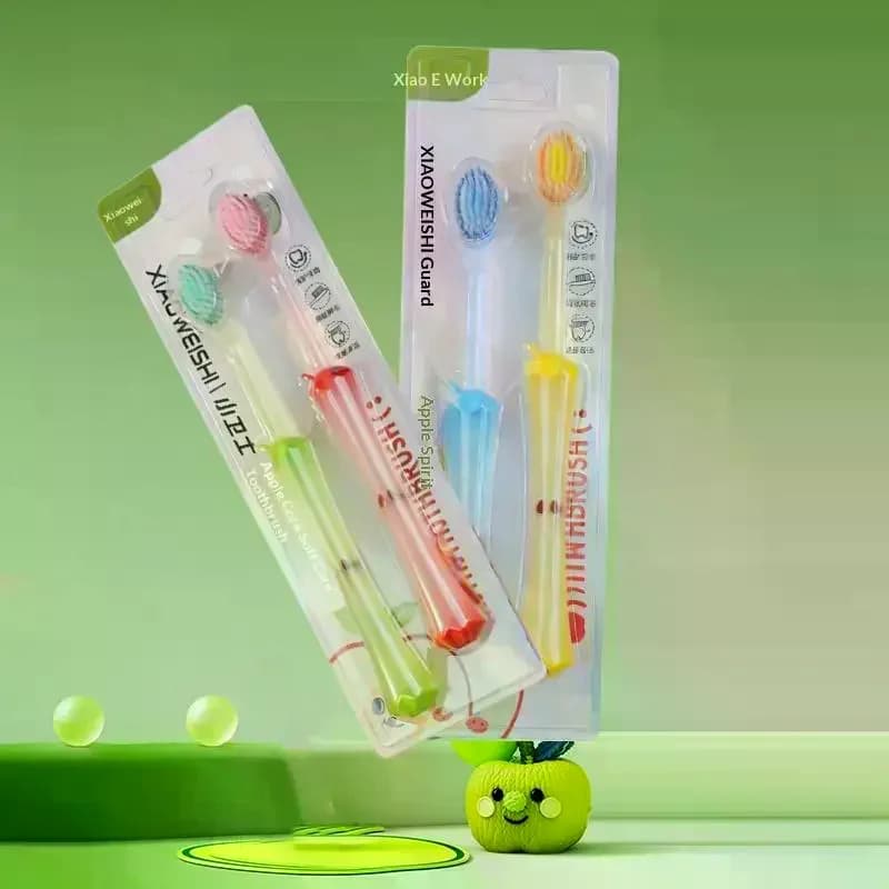 【xxx】Due spazzolini da denti a setole morbide per lo sbiancamento dei denti, adatti per la cura orale di bambini e adulti