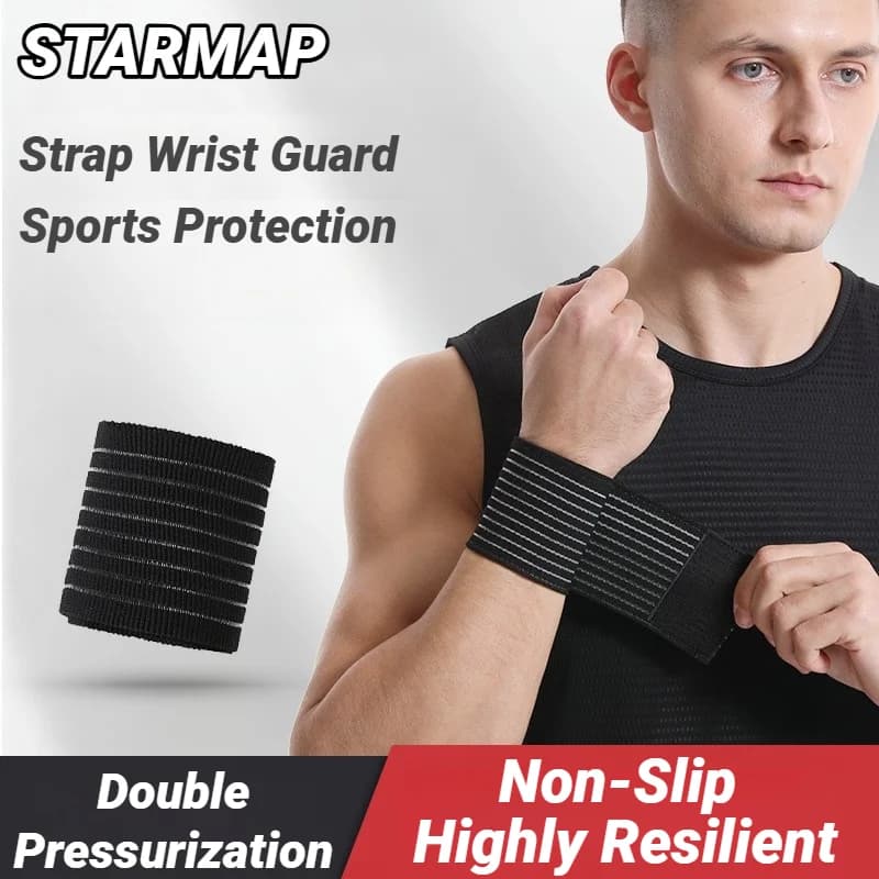 Fascia Elastica Regolabile per Polso, Supporto Sportivo, Tutore per Tunnel Carpale, Fascia Elastica per Fitness