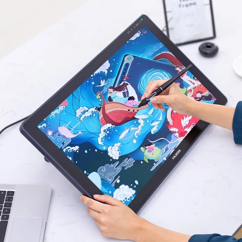 KAMVAS 22 Plus Full Lamination 21.5 Inch Lcd Monitor Interactive Pen Display Digital Graphic Drawing Tablet