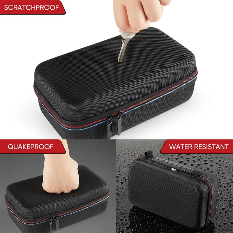 Custodia rigida in EVA per batteria per auto portatile per avviamento di emergenza, antiurto e impermeabile, organizer per strumenti di manutenzione dell'auto