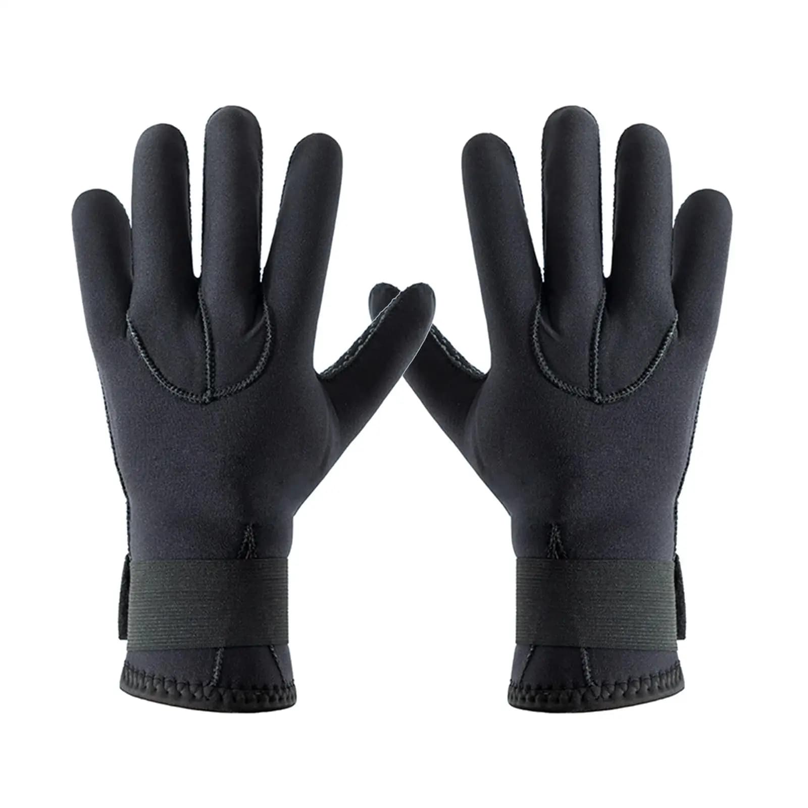 Guanti da Immersione, Guanti in Neoprene da 3mm per Immersioni, Snorkeling, Canottaggio, Surf, Kayak, Canoa, Pesca Subacquea, Sci