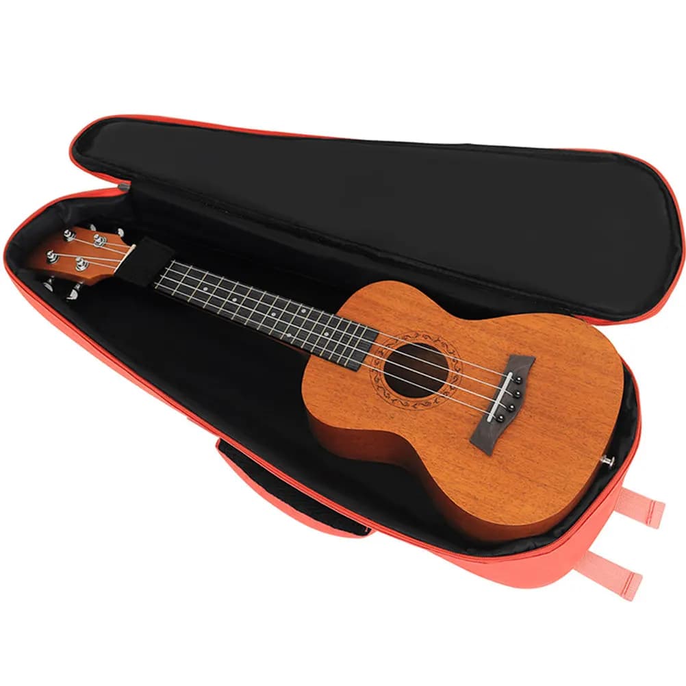 Premium Ukulele Bag for 23 Inch 24 Inch Soprano Concert Ukuleles Heavy Duty Storage Pouch with Adjustable Shoulder Strap