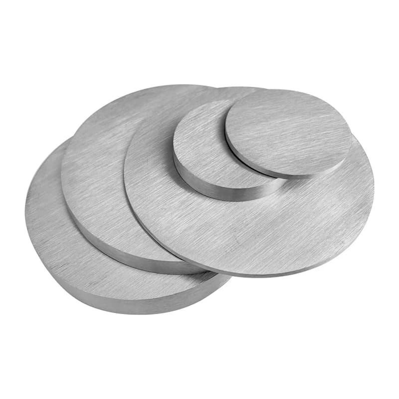 4 pieces/1 piece Stainless steel circular plate 304 Flat panel in polished brushed metal Round plates Laser cutting sheet