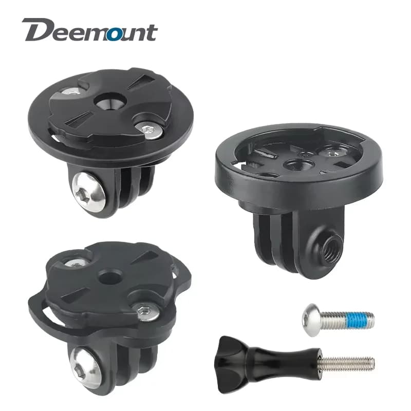 Bike and Computer Light Support, Garmin Gopro Adapter, Camera Fixing Base, Cycling Front Light Support