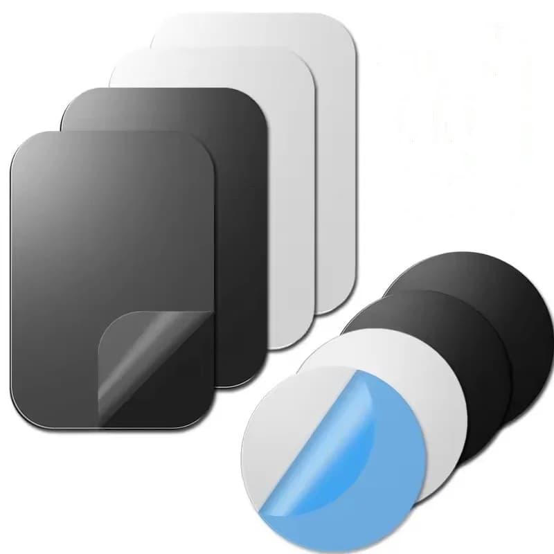 Piastra metallica ultra sottile per supporto magnetico per telefono per auto Adesivo in lamiera di ferro Disco Tablet Scrivania Staffa per telefono cellulare Adesivi magnetici