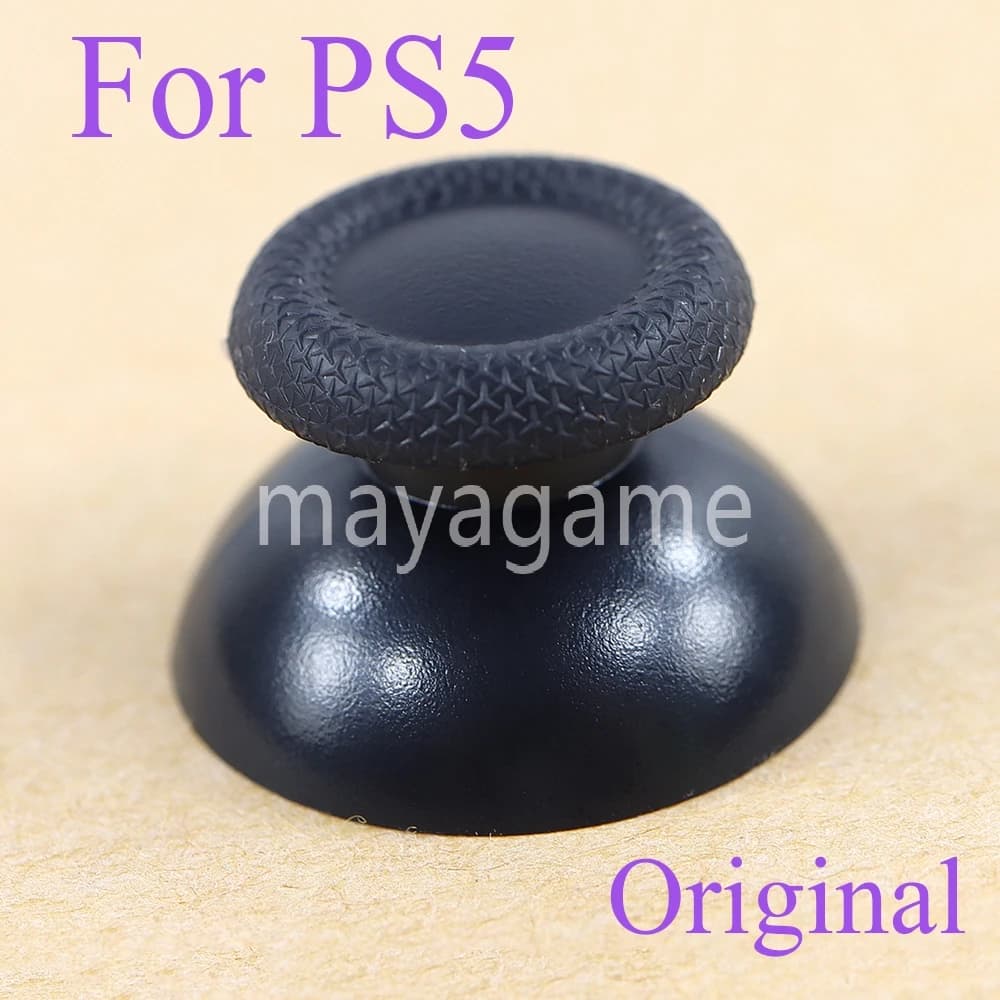2pcs Original for PS5 Black Rocker Cap Joystick 3D Button Key Cover Game Controller Grip Accessories