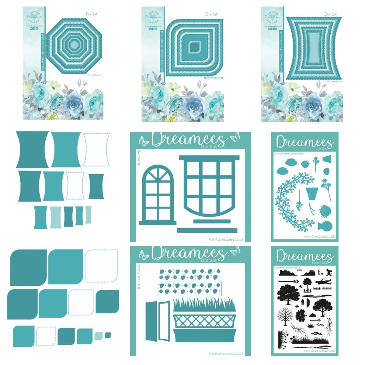 2026 Dreamees Nesting Infinity Petal Fancy Rectangle Die Set Metal Cutting Dies DIY Scrapbook Greeting Diary Handmade Template