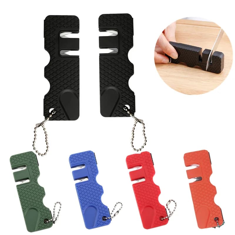 Kitchen sharpeners Mini knives for sharpening ceramic stone slabs portable accessories for tools for sharpening pockets