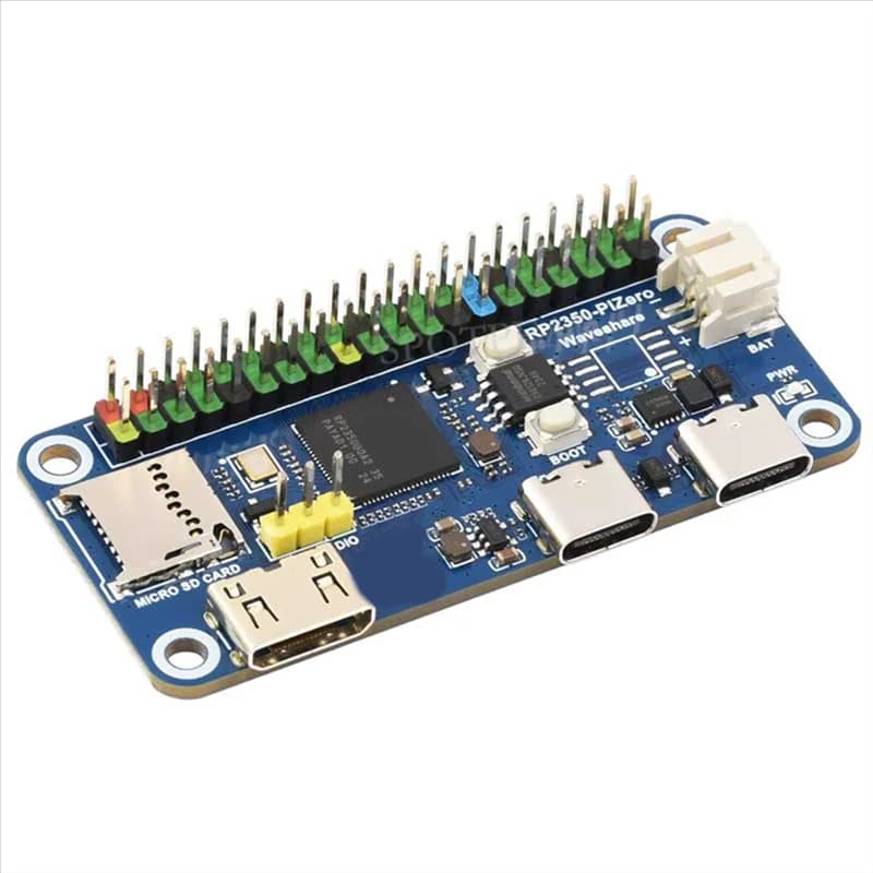 Prestazioni stabili-Scheda di sviluppo Raspberry Pi Pico 2 RP2350-Pizero PSRAM DVI per GPIO integrato compatibile Dual Core RISC