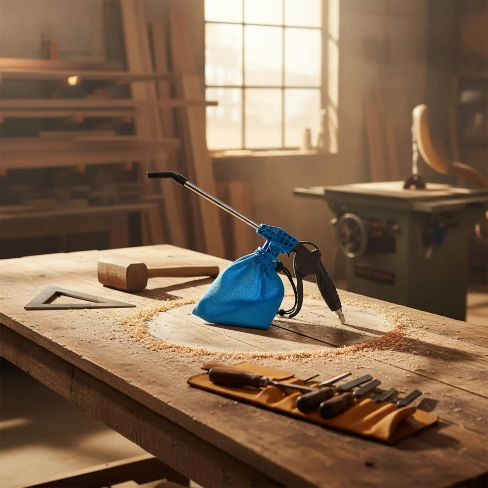 Aspiratore e Soffiatore ad Aria Compressa, Funzione Bidirezionale Versatile, Materiale Robusto per Meccanici