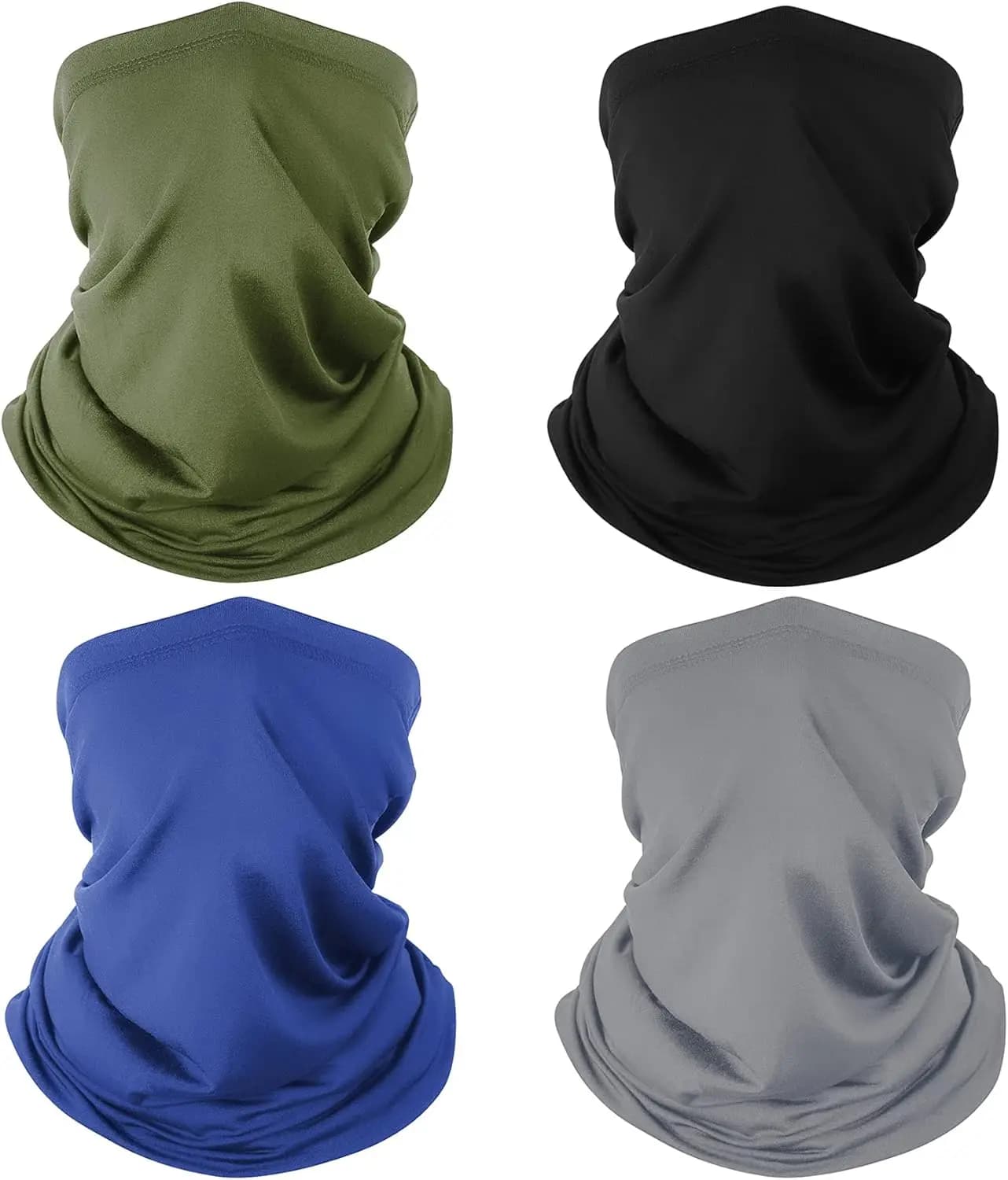 Scaldacollo Bandana Maschera Viso: Sciarpa Rinfrescante Parasole Copricapo per Uomini e Donne