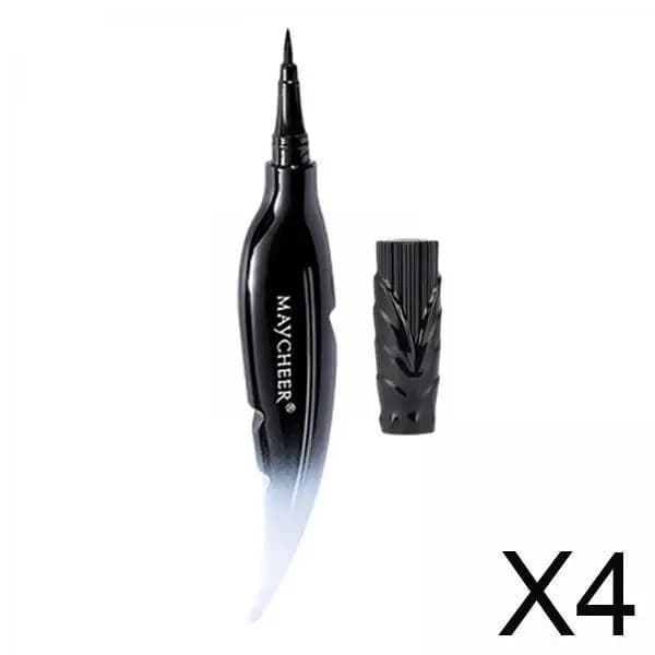 Eyeliner liquido nero Matita per trucco con pennello morbido a punta sottile impermeabile a lunga tenuta per feste notturne di ballo