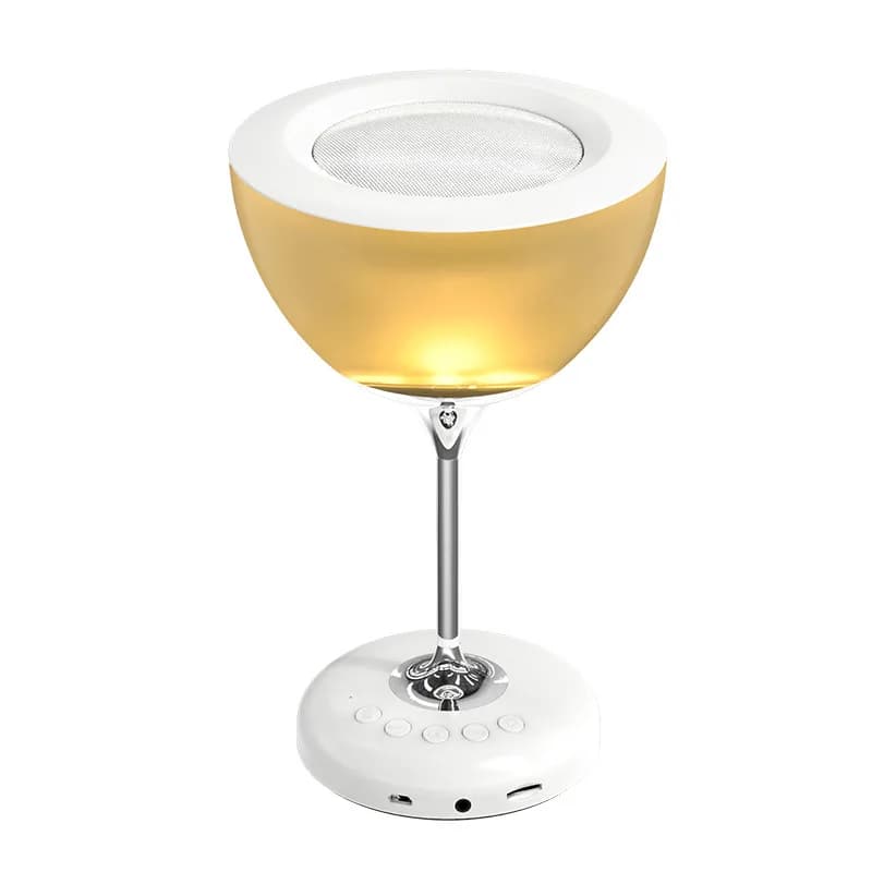 Lampada da tavolo audio bluetooth multifunzionale scheda wireless piccolo altoparlante atmosfera luce notturna