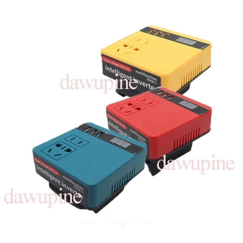Accessori per elettroutensili Inverter intelligente per batteria al litio 220V per Makita Per Milwaukee Per M18 Per DeWalt USB Power Bank