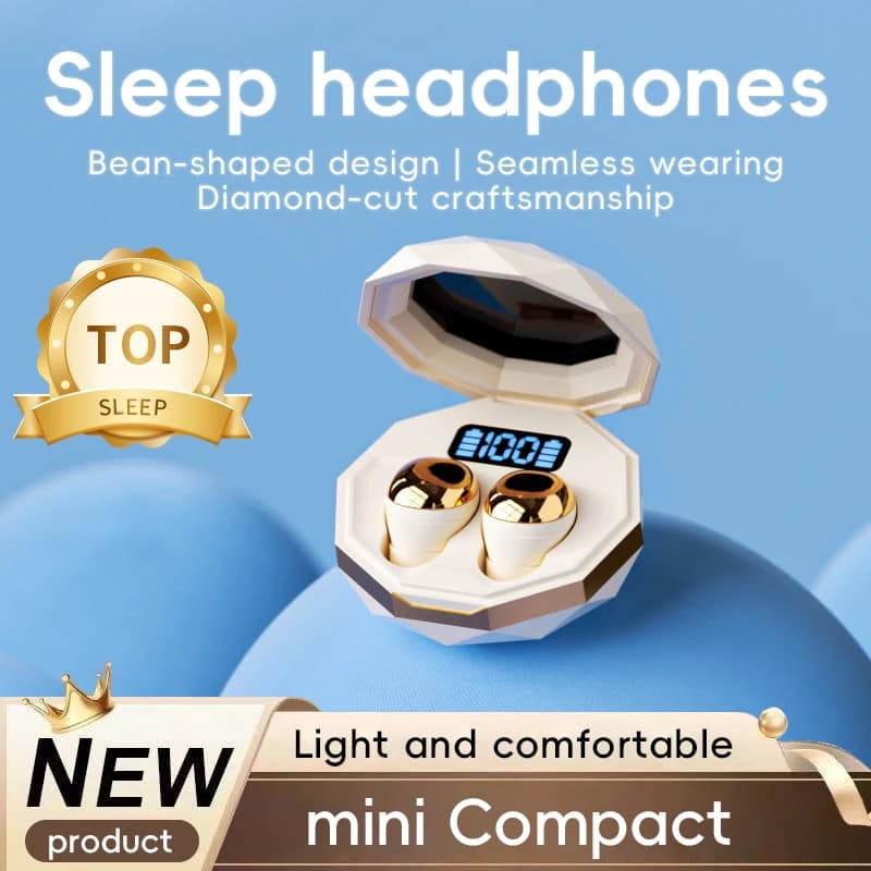 2025 Nuovo Sonno Auricolari Wireless Bluetooth In Ear Cuffie Impermeabili TWS Mini Auricolari Invisibili HIFI Stereo Sport Auricolare