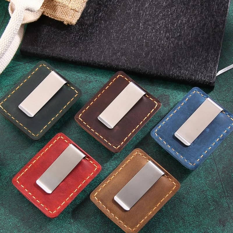 Leather Pen Holder with Clip Notebook Pen Holder Single Slot Pen Holder for Notebook Planner Journal Clipboard Folder F19E