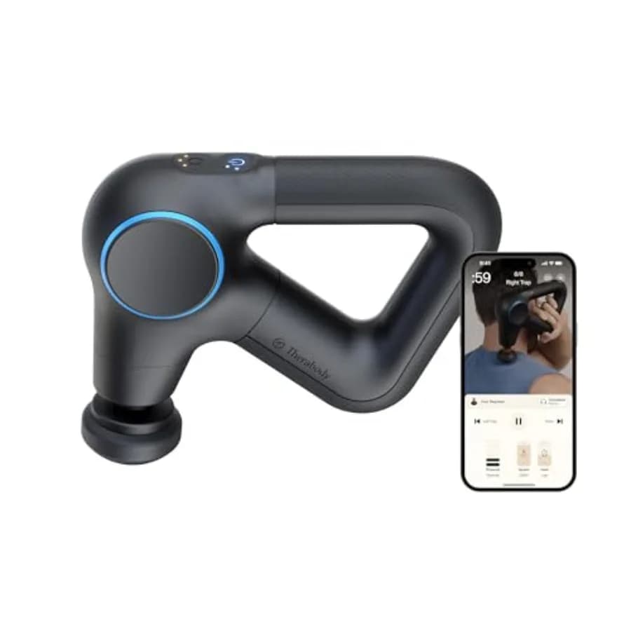 Powerful and Heated Prime Plus Massage Gun for Improved Post-Alignment Recovery - Silent Massage for Body Backgrounds