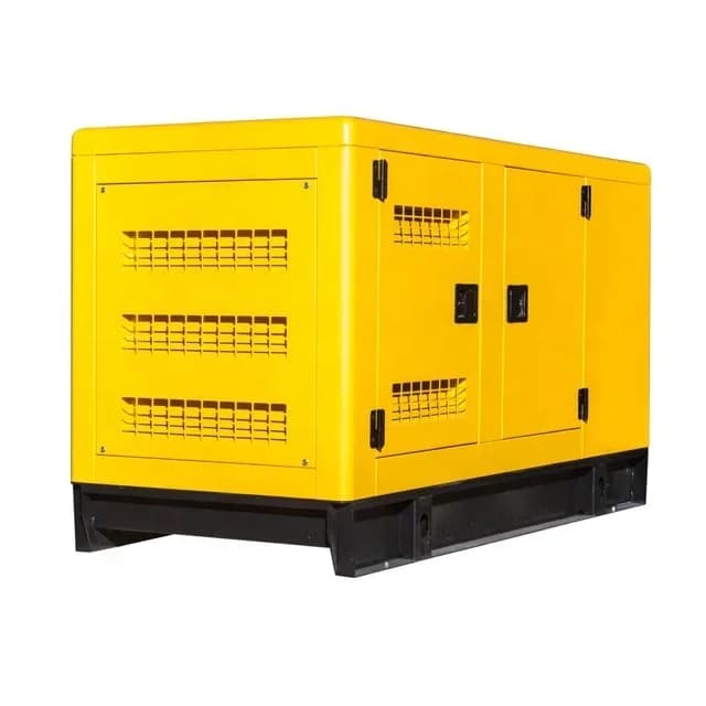 Generatore Diesel Silenzioso 25kVA 60kVA con Avviamento Automatico 184F, Set Completo con Pannello Solare per Casa