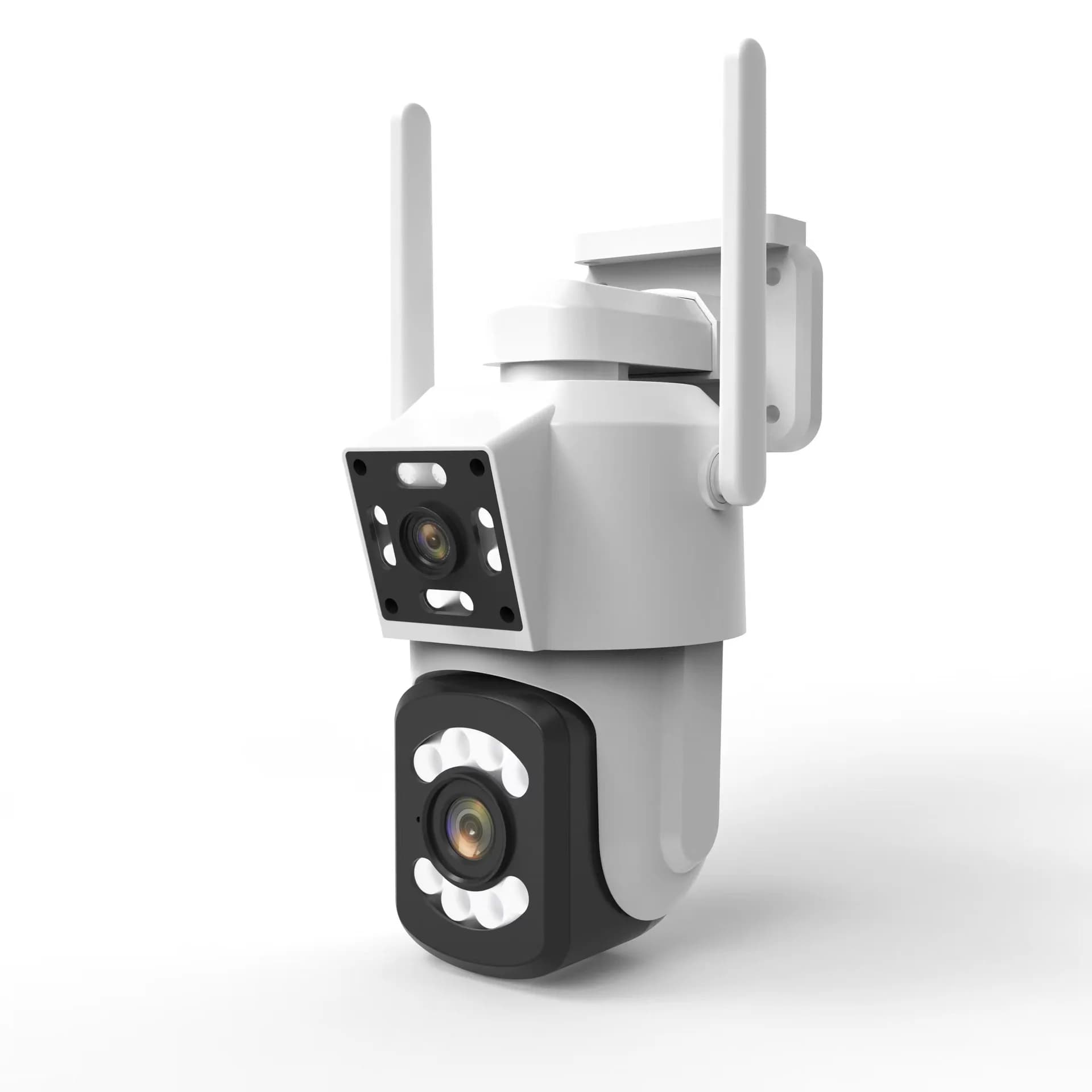 Telecamera dome IP PTZ wireless a doppio obiettivo da 6 MP iCam365 APP AI Rilevazione umanoide Sicurezza domestica a colori CCTV Baby Monitor