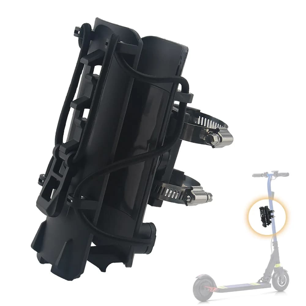Portaborraccia universale per scooter elettrico Portaborraccia regolabile Manubrio da 22mm-75mm Accessori per scooter