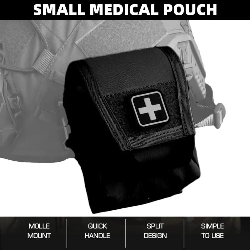 Compact First Aid Organizer | Small Emergency Essentials Pouch | Waterproof EDC Carry Bag for Outdoor
