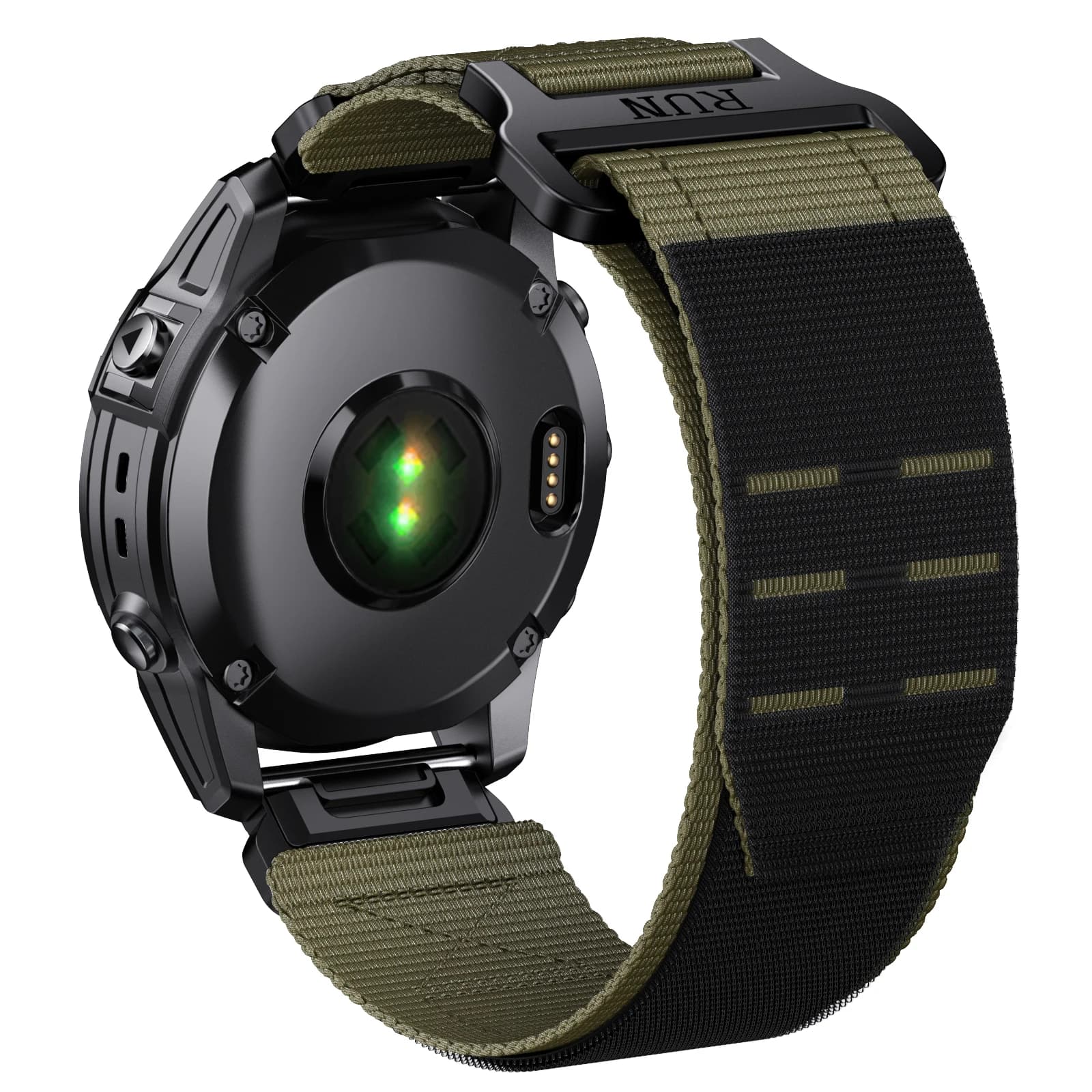 Cinturini in nylon QuickFit da 26 mm per Garmin Fenix 8 51 mm, Fenix 7X/6X Pro, Cinturini di ricambio per Epix Pro 51 mm, Enduro 3, Descent MK2