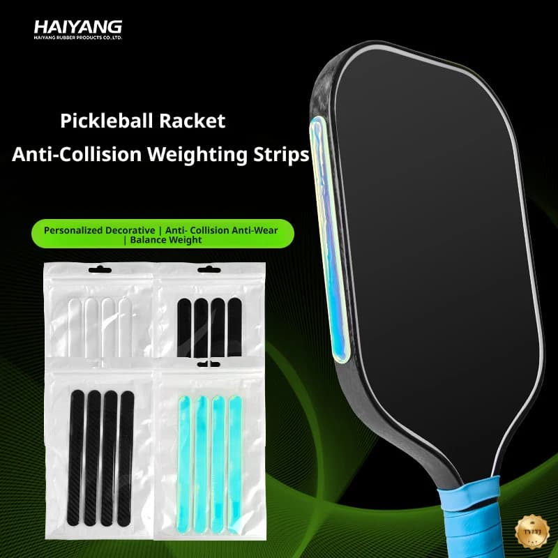 Weighing strips for pickleball racks, bumper protection, protect the head of the racket, prevent scratches, decoration and weight adjustment of the racket