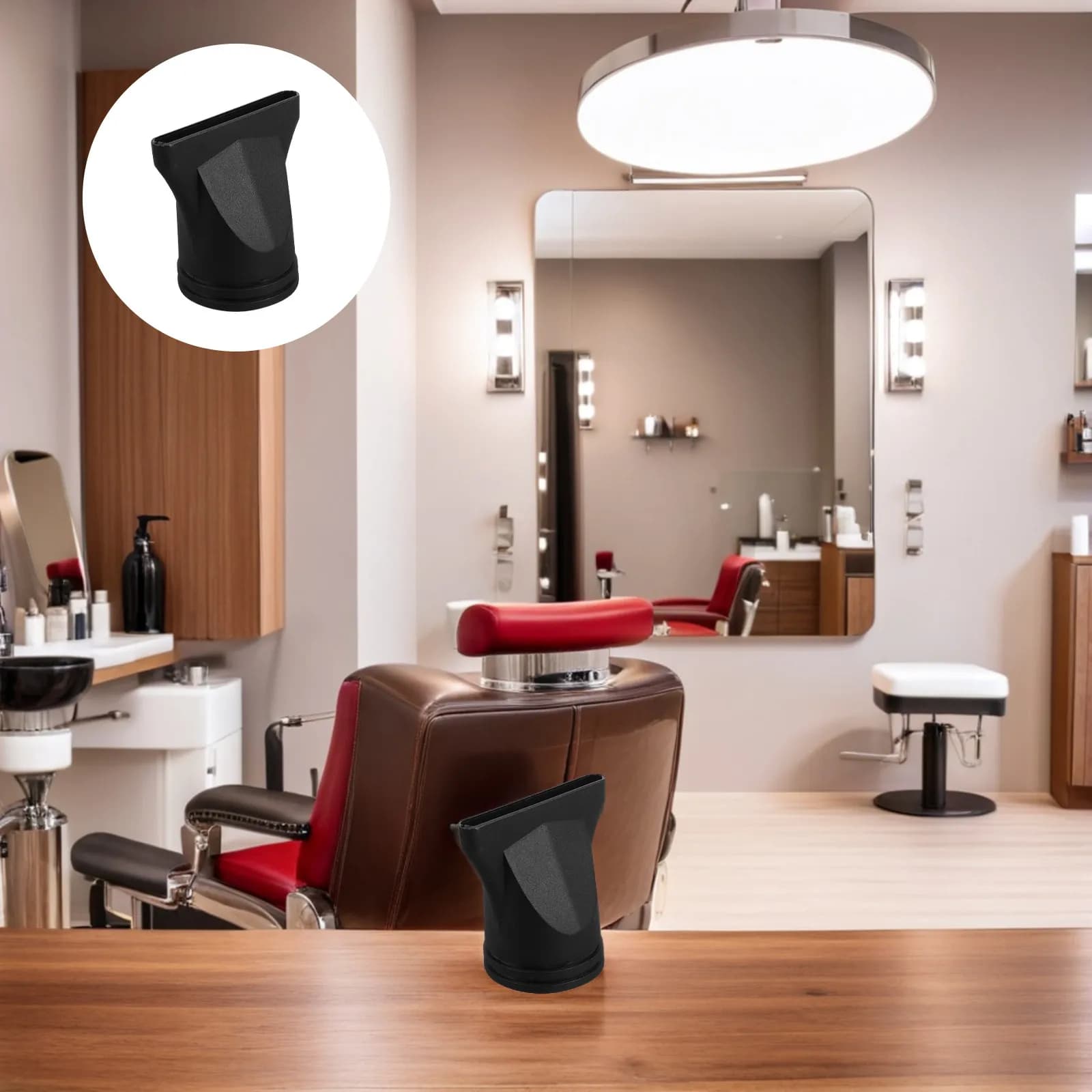 Set of 5 Accessories for Hairdryer: Concentrator, Diffuser & Attack for Ricci Hair - Spare parts for Styling Professional