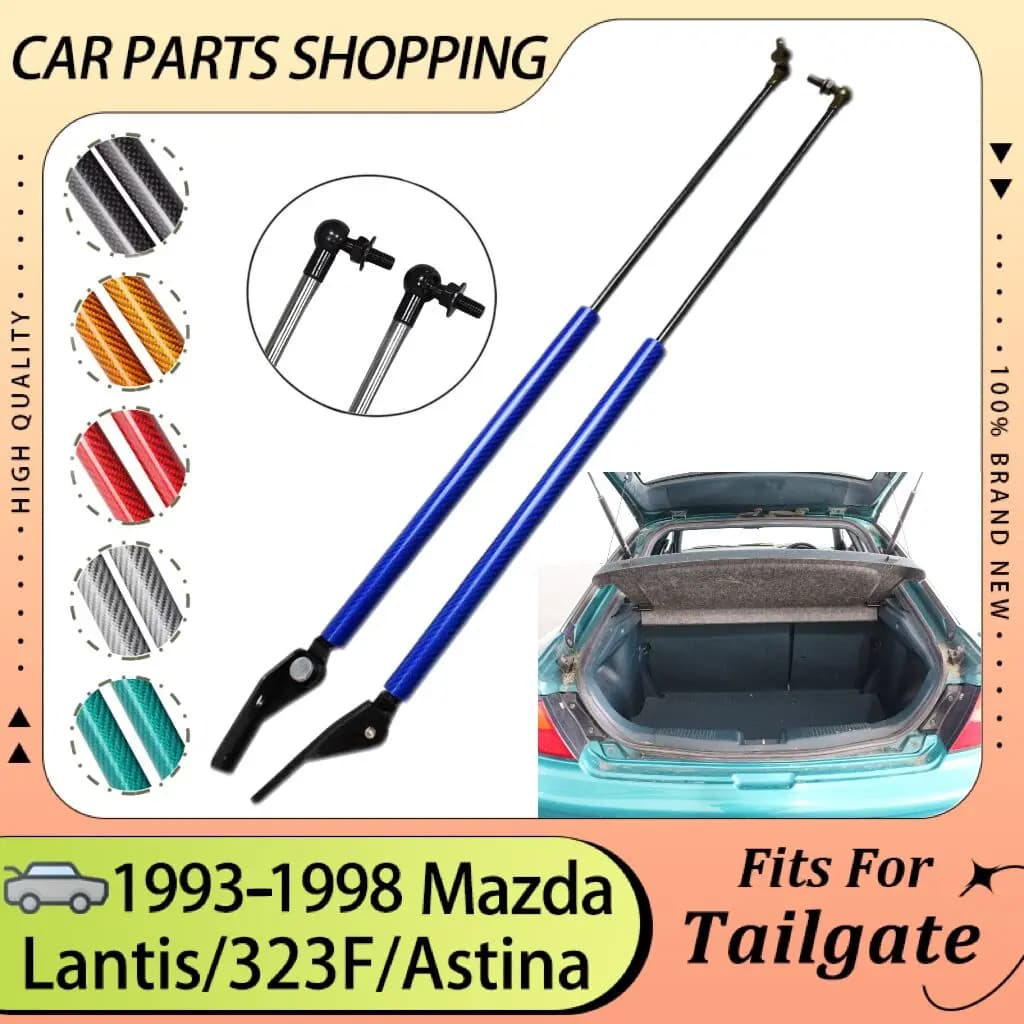 Ammortizzatori portellone posteriore per Mazda Lantis Astina 323F Hatchback 1993 1994 1995 1996 1997 1998 Tronco Boot Ascensore Supporta Ammortizzatori