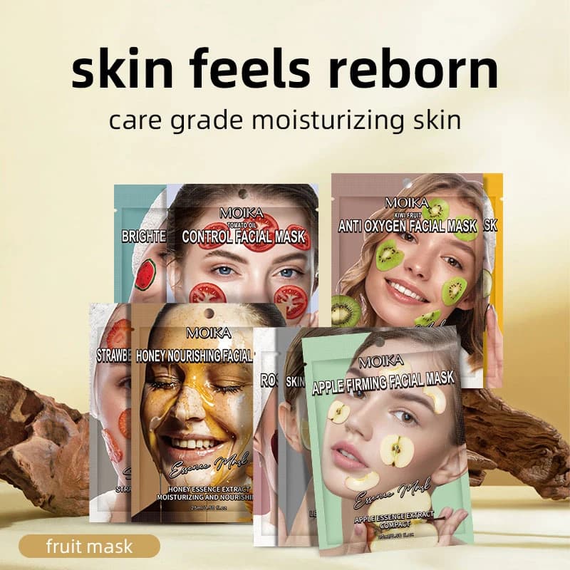 Mask Faced with Cocomero MOIKA Hydrating Shader Reparator Skin Care Pack of 1/5/10/20 Pieces for Face
