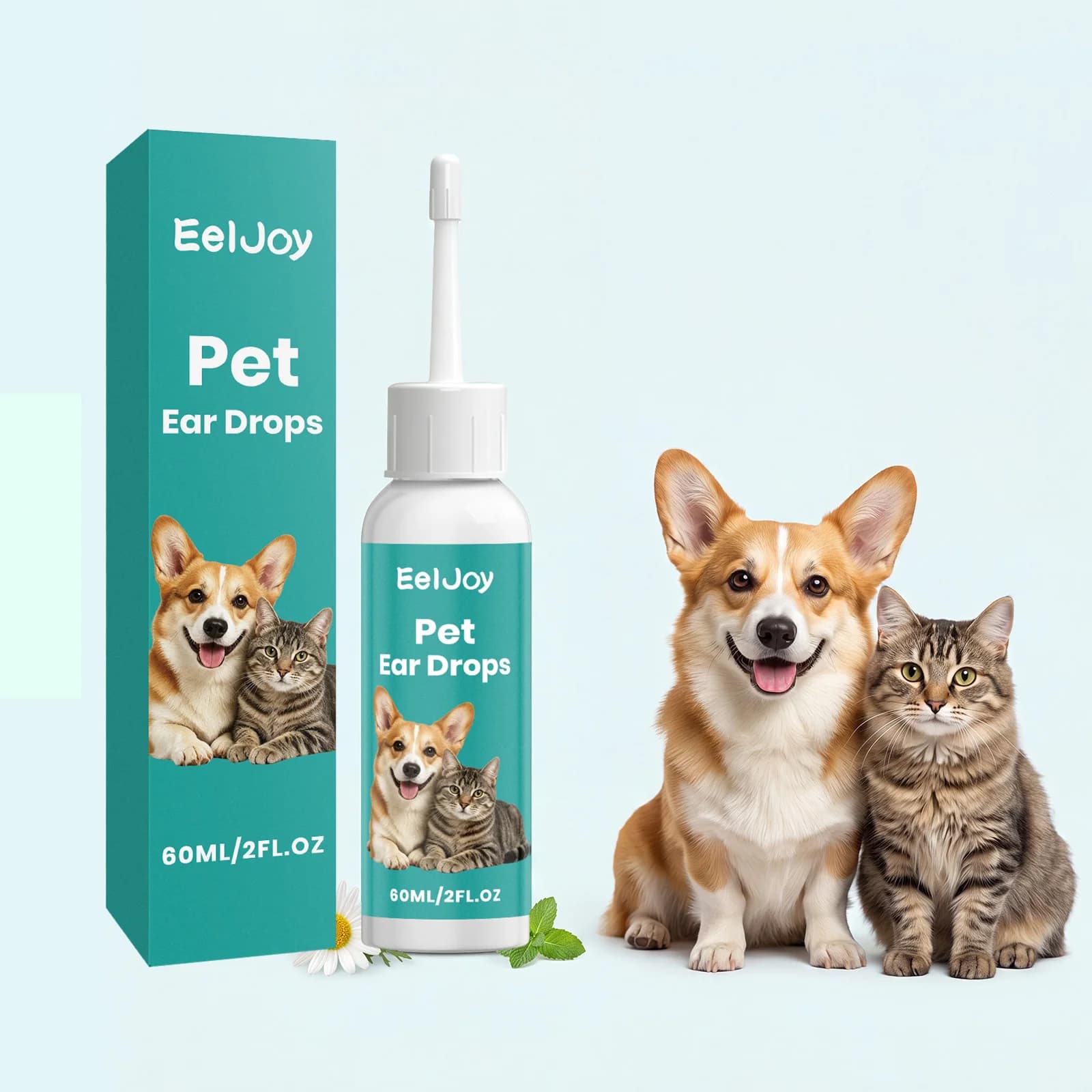 Cat Dog Ear Cleaner Anti Infection Control Mite Tick Avoid Deafness Wax Debris Removes Ear Stain Odor Relieve Itching Ear Drops