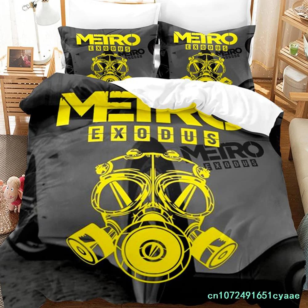 Metro Exodus Bedding Set Single Twin Full Queen King Size Bed Set Aldult Kid Bedroom Duvetcover Sets 3D Print 2022 Aliexpress Uk