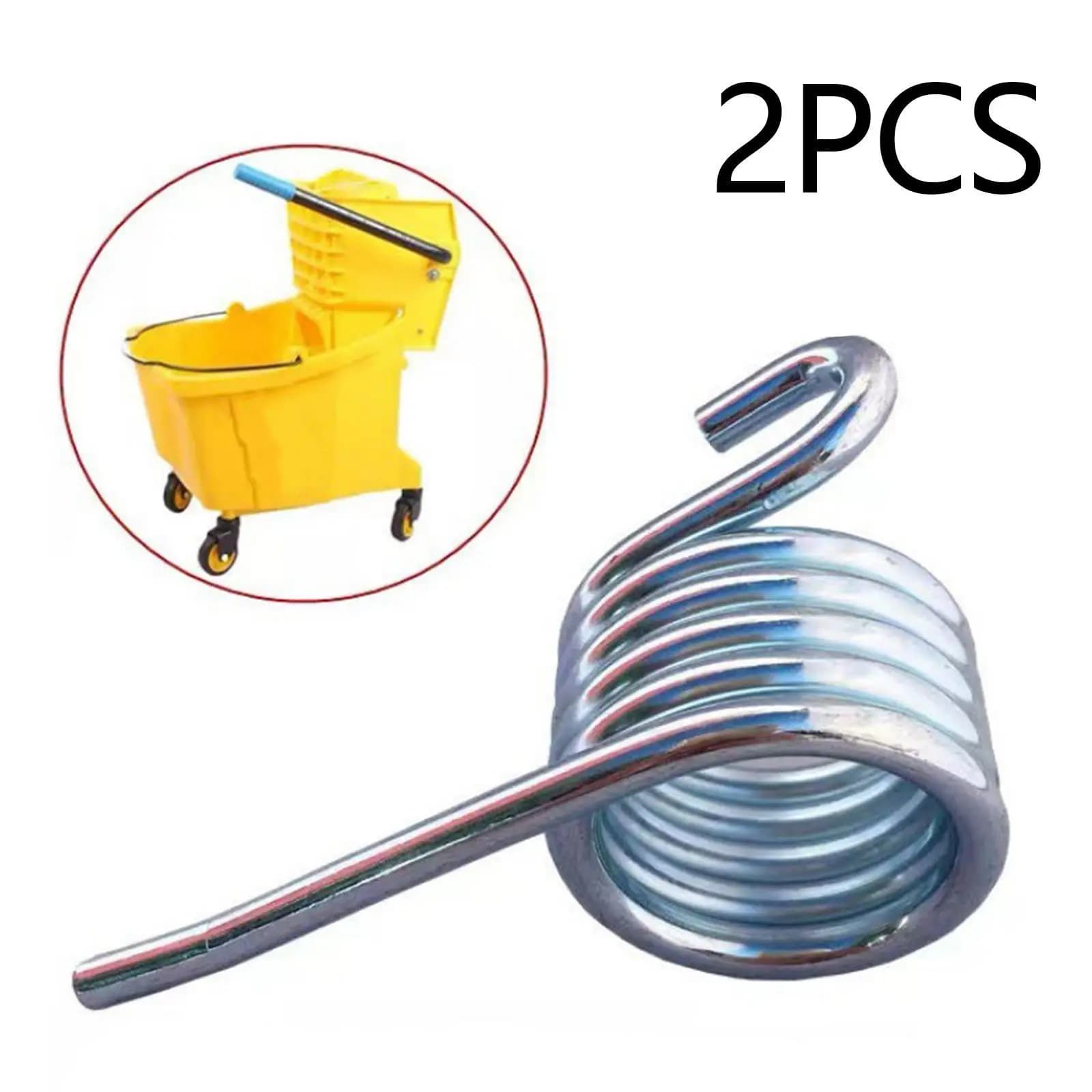 Enhanced Elasticity Water Press Spring Replacement Heavy Duty Metal Part for Business Floor Mopping Buckets