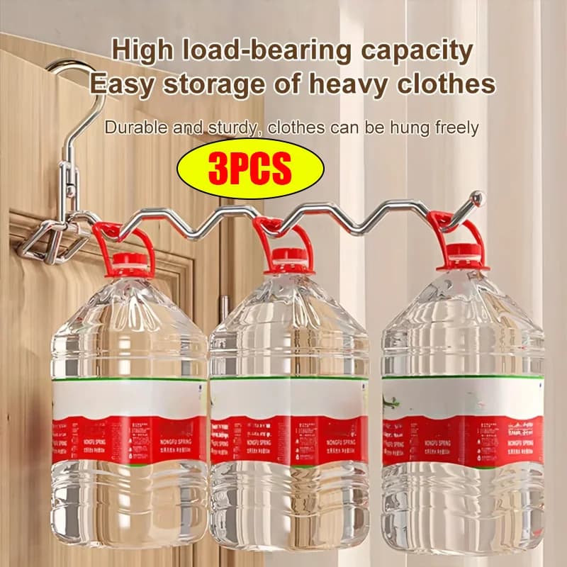 Foldable Wallet Clothes rack, Travel Clothes rack for Hotel, Hanger for door or door