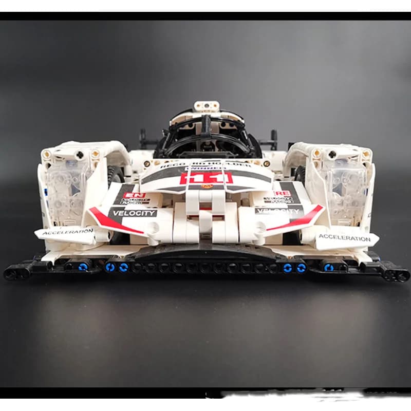 Moke 022012 Bianco 919 Racing MOC 1:10 Blocchi di costruzione modello Decorazione da tavolo Regalo di festa Giocattoli per bambini fai da te 1722 pezzi