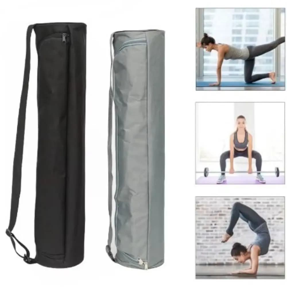 Addensted Yoga Mat Bag Double Folding Hinge Pilates Mat Backpack Multifunction Case for Sports Mat Fitness